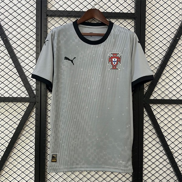 Tailandia Camiseta Portugal Portero 2025 Gris
